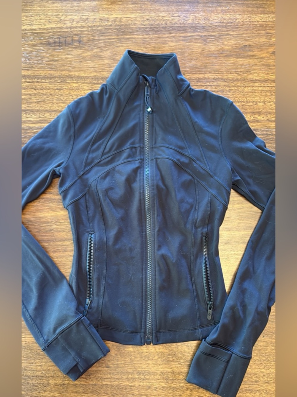 Lululemon Black Women's Zip-Front Active Jacket Size 2